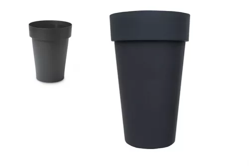 MELROSE VIRÁGCSERÉP ANTRACIT 40CM H65 1DB