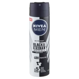 NIVEA MEN DEO SPRAY BLACK&WHITE INVISIBLE ORIGINAL 150ML