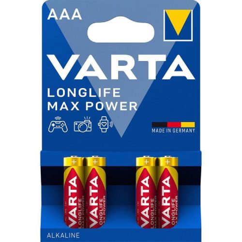 VARTA LONGLIFE MAX POWER ELEM MIKRO AAA 4DB