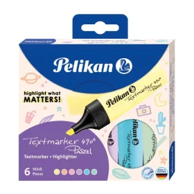 PELIKAN SZÖVEGKIEMELŐ FILC PASZTEL 6DB 1CS