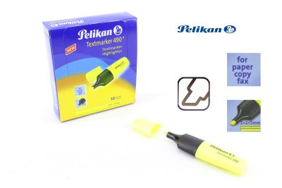 PELIKAN SZÖVEGKIEMELŐ SÁRGA 490 1DB