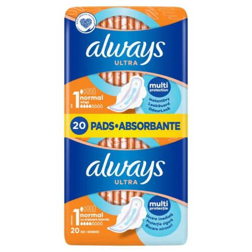 ALWAYS ULTRA EGÉSZSÉGÜGYI BETÉT NORMAL PLUS DUO 20DB