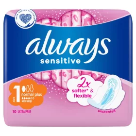   ALWAYS ULTRA EGÉSZSÉGÜGYI BETÉT SENSITIVE NORMAL PLUS 10DB