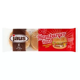 JAUS HAMBURGER ZSEMLE SZEZÁMOS 6DB 300G