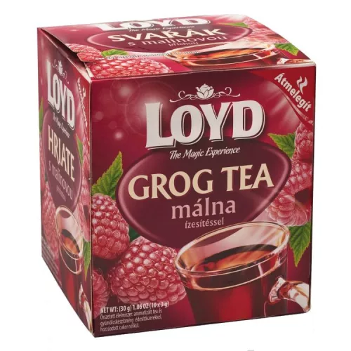 LOYD GROG TEA MÁLNA  10X3G