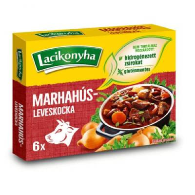 LACIKONYHA KOCKA MARHAHÚSLEVES 60G