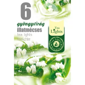 ILLATOS TEAMÉCSES GYÖNGYVIRÁG 6DB