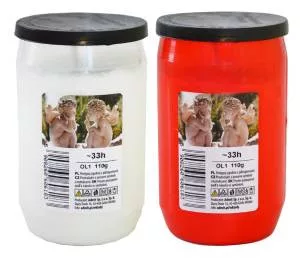 MÉCSES BETÉT FEHÉR OIL1 1DB