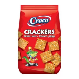 CROCO CRACKERS SZEZÁM-MÁK 100G
