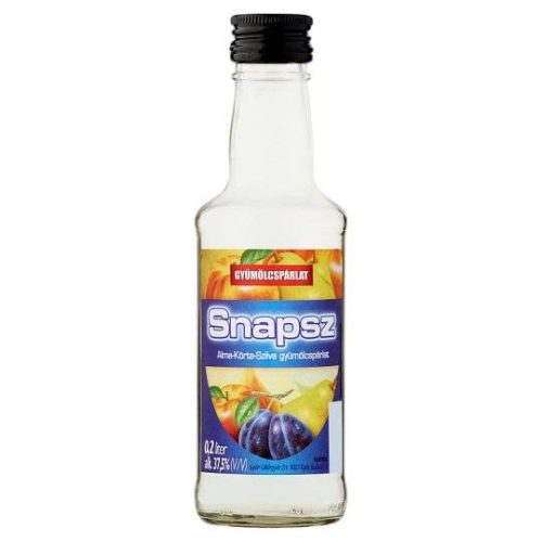 SNAPSZ GYÜMÖLCSPÁRLAT ALMA KÖRTE SZILVA 37,5% 200ML