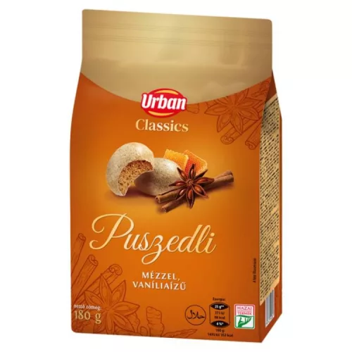 URBÁN MÉZES PUSZEDLI VANÍLIÁS 180G