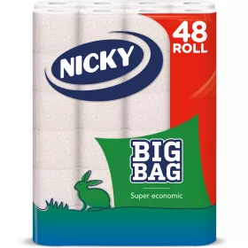 NICKY BIG BAG WC PAPÍR 2RÉTEGŰ 48TEK