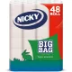 NICKY BIG BAG WC PAPÍR 2RÉTEGŰ 48TEK