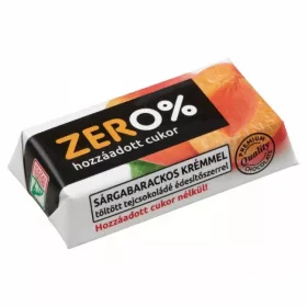 SZERENCSI ZERO TEJCSOKOLÁDÉ SZELET SÁRGABARACK 21G