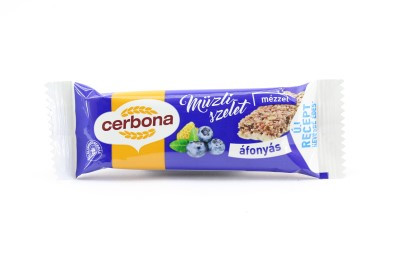 CERBONA MÜZLISZELET JOGHURT-ÁFONYA 20G