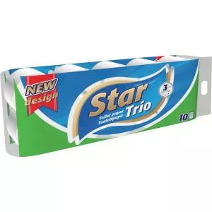 STAR TRIO WC PAPÍR 3RÉTEGŰ 10TEK