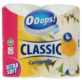OOOPS! CLASSIC WC PAPÍR KAMILLA 3RÉTEGŰ 4TEK