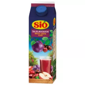 SIÓ GYÜMÖLCSITAL MEGGY SZILVA ALMA 12% 1L