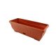 MEDITERAN VIRÁGLÁDA+ALÁTÉT TERRACOTTA 50CM 1DB