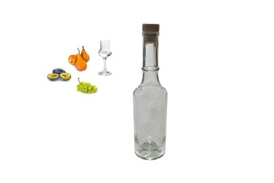 ÜVEG PÁLINKÁS MATYÓ MOTÍVUMÚ GRAVÍR MŰANYAG DUGÓVAL 350ML 1DB