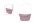 CSEMEGEKOSÁR BAMBUSZ PIROS 208-30/RED 30X16XH10/14/17/40CM 1DB