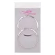 FÜLBEVALÓ SZÉLES KARIKA 6CM 841639 1PÁR 1CS