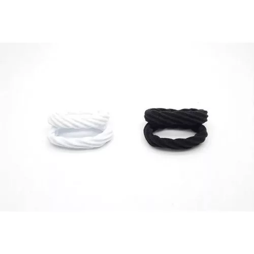 HAJGUMI CSAVART FEKETE-FEHÉR 800790 2DB