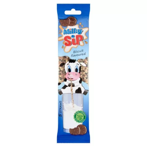 MILKY SIP ÍZESÍTETT SZÍVÓSZÁL KEKSZ 30G