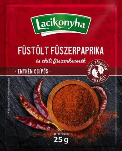 LACIKONYHA FŰSZERPAPRIKA FÜSTÖLT CHILI KEVERÉK 25G