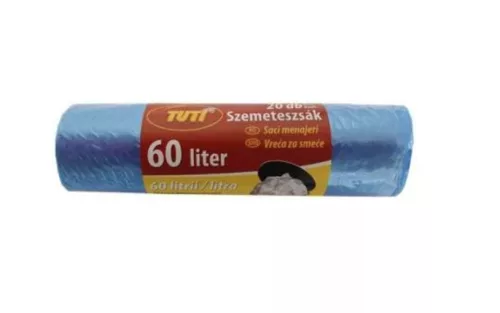 TUTI SZEMETESZSÁK 55X65CM 60L 20DB