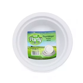 TUTI PAPÍRTÁNYÉR 400ML 10DB