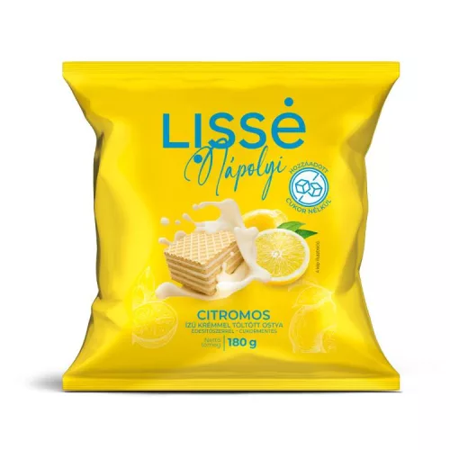 LISSÉ OSTYA HOZZÁADOTT CUKROT NÉLKÜL CITROMOS 180G