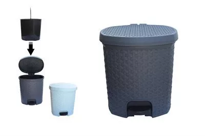 SZEMETES PEDÁLOS RATTAN 18L 1DB