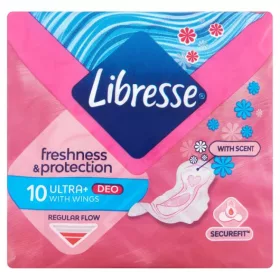   LIBRESSE EGÉSZSÉGÜGYI BETÉT ULTRA NORMÁL DEO FRESH WINGS 10DB