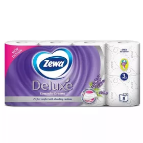 ZEWA DELUX WC PAPÍR LEVENDULA 3RÉTEGŰ 8TEK