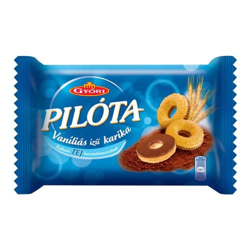 PILÓTA VANÍLIÁS KARIKA TEJCSOKOLÁDÉ 150G