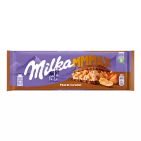 MILKA TÁBLÁS CSOKOLÁDÉ FÖLDIMOGYORÓ-KARAMELL 276G