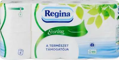 REGINA ECORING WC PAPÍR 2RÉTEGŰ 8TEK