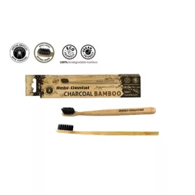 REBI-DENTAL BAMBOO FOGKEFE SOFT FEKETE 1DB
