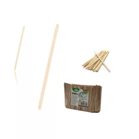 KÁVÉKEVERŐ PÁLCIKA FA ELDOBHATÓ 11CM 1000DB