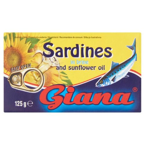 GIANA SZARDÍNIA OLAJBAN 125G