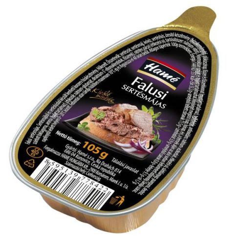 HAMÉ PÁSTÉTOM FALUSI SERTÉSMÁJAS 105G