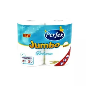 PERFEX DELUXE JUMBO KÉZTÖRLŐ PAPÍR 2 RÉTEG 2TEK