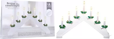 (KAR) KARÁCSONYI GYERTYAPIRAMIS 7LED 41CM 1DB