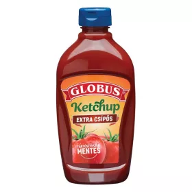 GLOBUS KETCHUP EXTRA CSÍPŐS FLAKONOS 485G