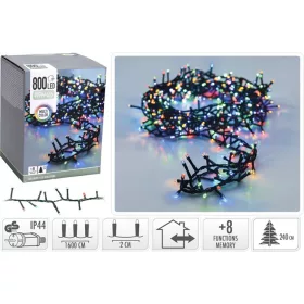   (KAR) KARÁCSONYI FÜZÉR KÜLTÉRI 800LED 16+3M MULTICOLOR 1DB