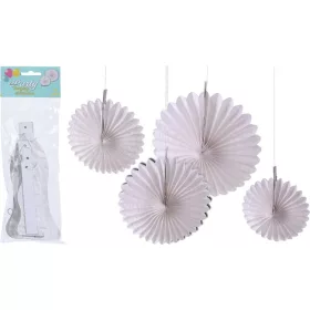LAMPION PAPÍR FEHÉR 4DB
