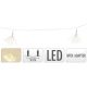 (KAR) KARÁCSONYI FÜZÉR DEKOR WARM 6X25LED 1DB