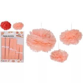 LAMPION PAPÍR ROSE-GOLD 6DB