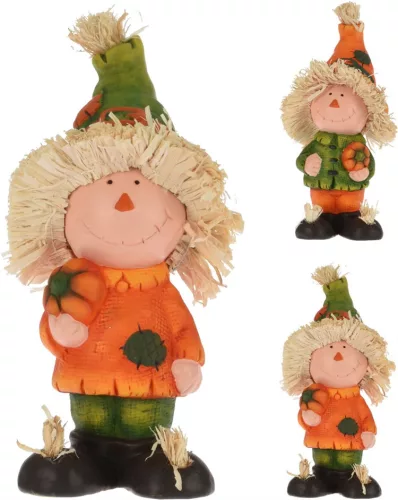 DEKOR ŐSZI MADÁRIJESZTŐ  22CM 1DB